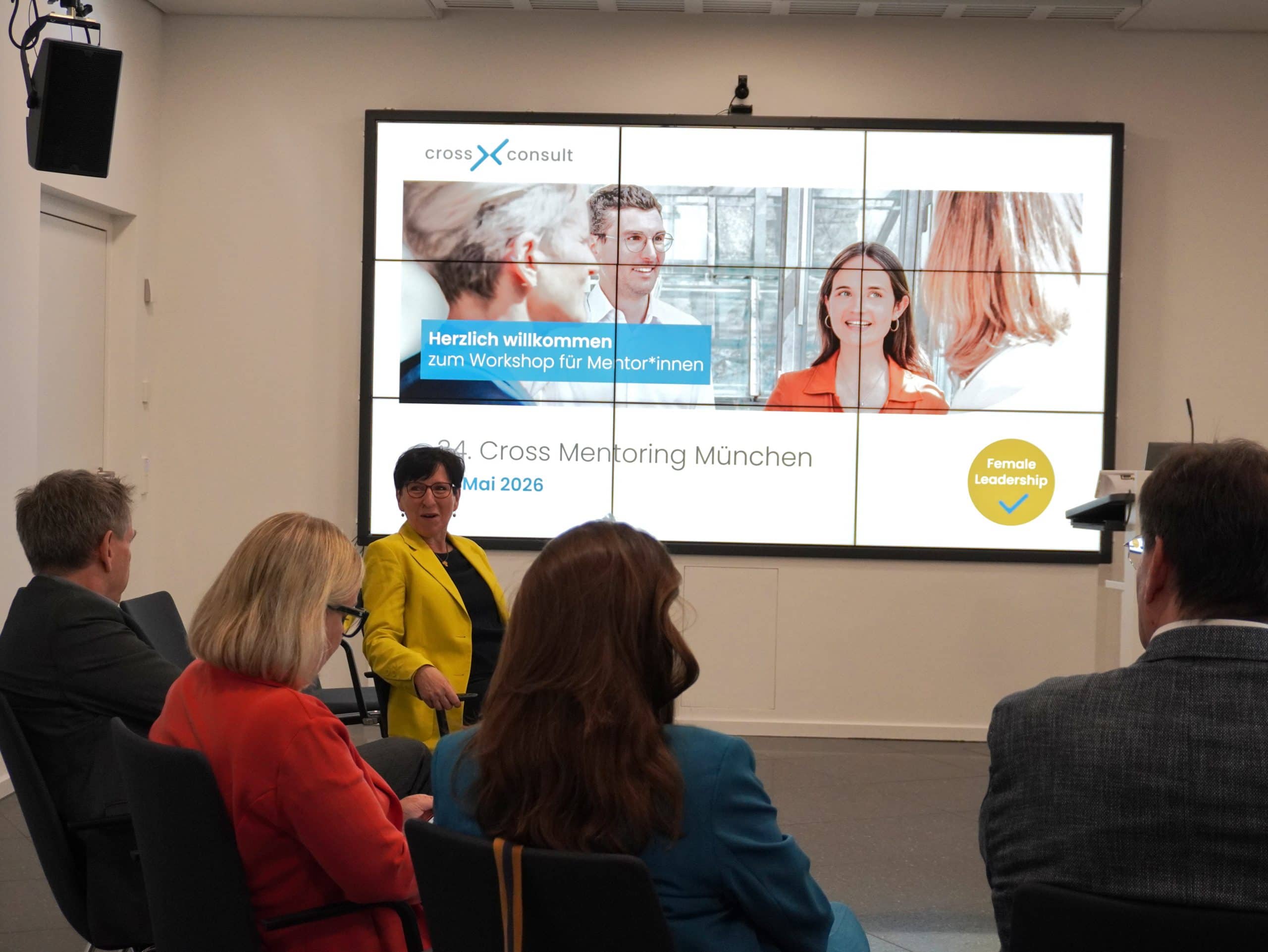 Mentor*innen-Workshop beim Kick-off der 34. Runde Cross Mentoring München