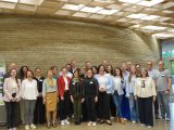 Gruppenfoto der Teilnehmenden beim Innovation Talk Augsburg zum Thema "Führung unter Druck"